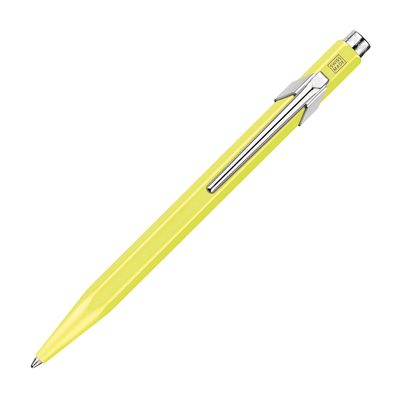 Caran d'Ache 849 Ballpoint Pen - Pastel Neon Yellow (Special Edition) | Atlas Stationers.