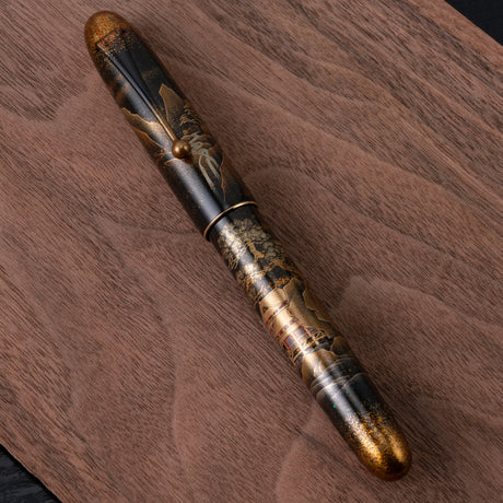 Namiki Yukari Royale Fountain Pen - Night Scene of Pavilion | Atlas Stationers.