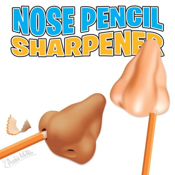 Nose Pencil Sharpener | Atlas Stationers.