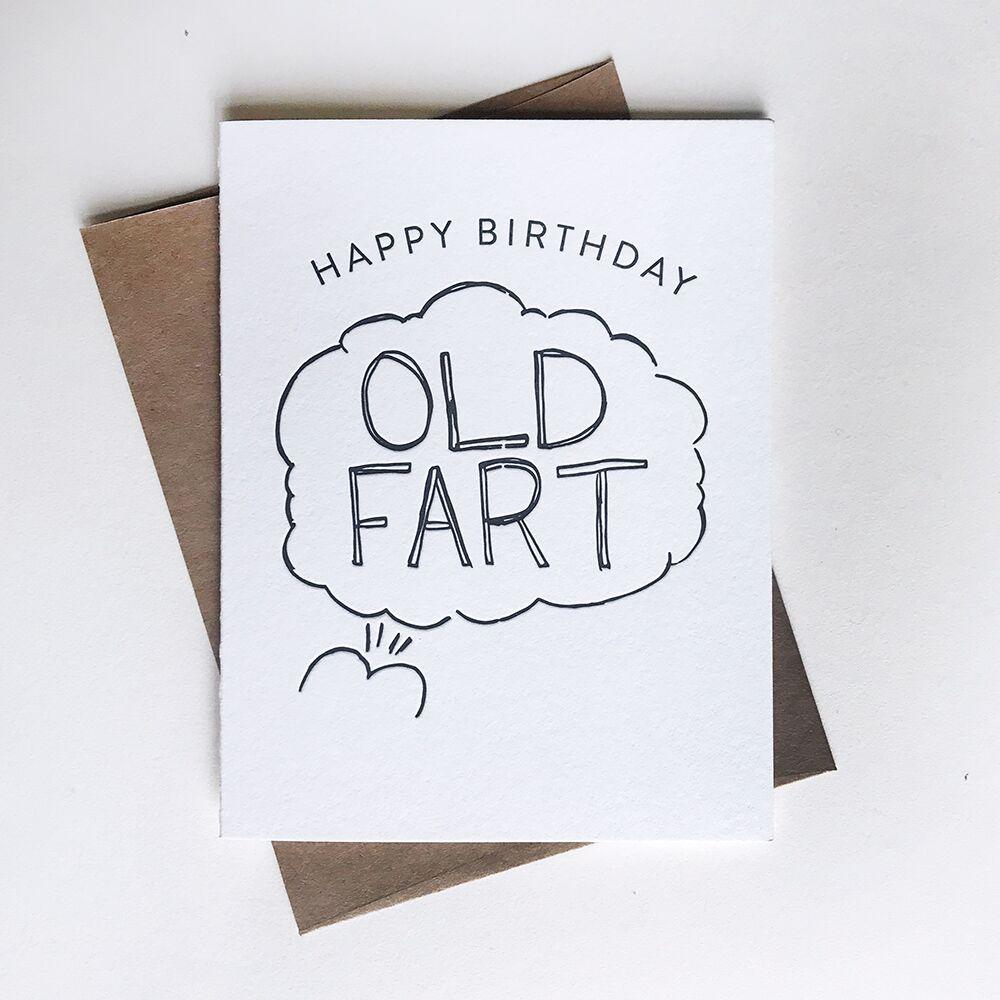 Happy Birthday Old Fart Card | Atlas Stationers.
