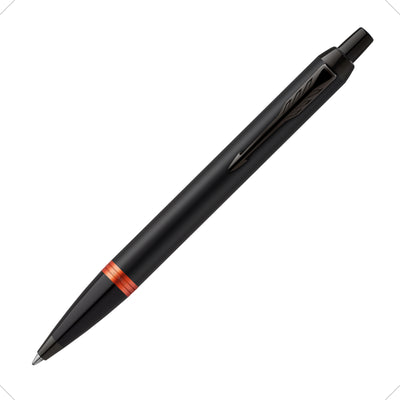Parker IM Vibrant Rings Ballpoint Pen - Flame Orange | Atlas Stationers.