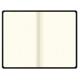Letts Origins Hardcover Notebook - 5 1/8" x 7 7/8" - Dot Grid - Black | Atlas Stationers.