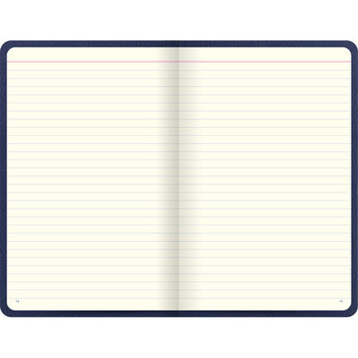 Letts Origins Hardcover Notebook - 5 1/8" x 7 7/8" - Ruled - Navy | Atlas Stationers.