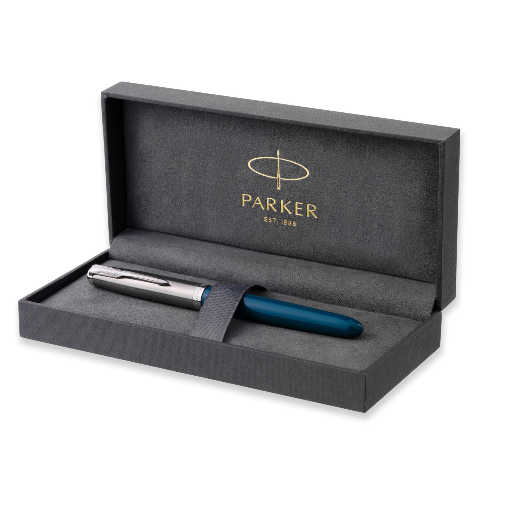 筆記具 Parker 51 EF Parker 51 Fountain Pen - Teal Blue – Atlas Stationers