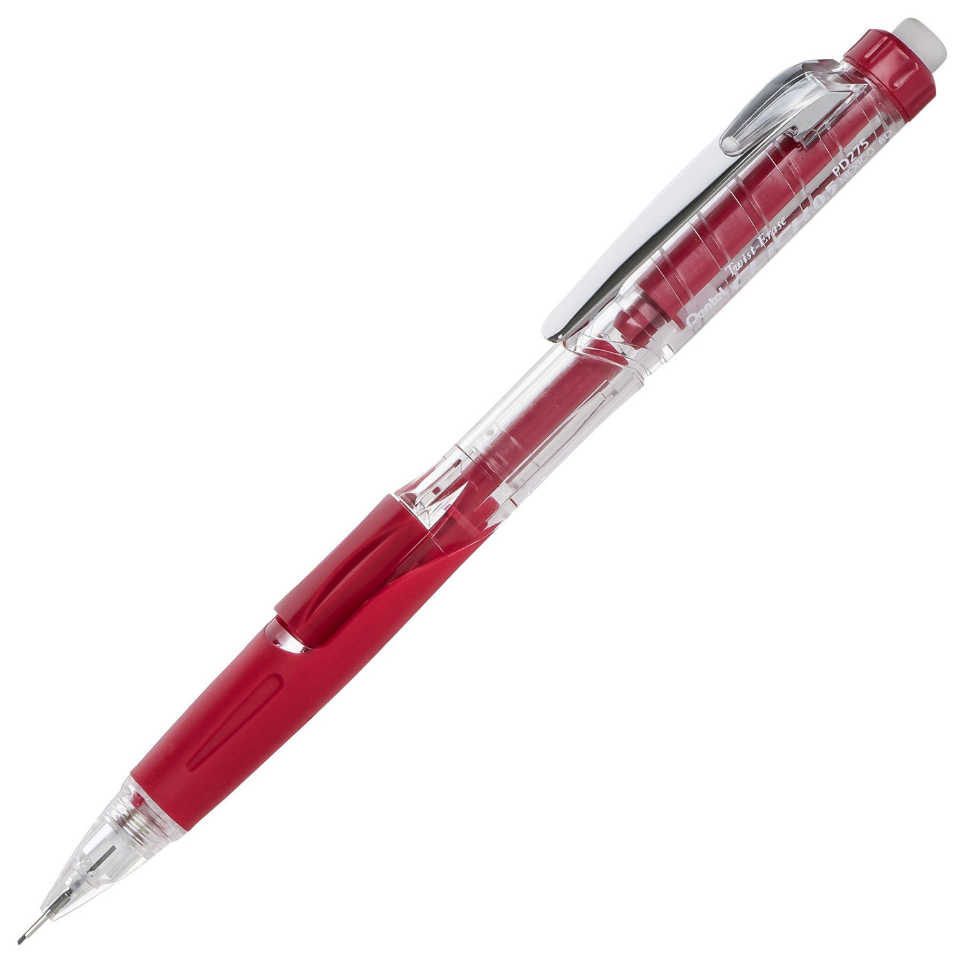 Pentel Twist-Erase Click Mechanical Pencil - Red | Atlas Stationers.