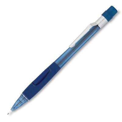 Pentel Quicker Clicker Mechanical Pencil - Transparent Blue | Atlas Stationers.