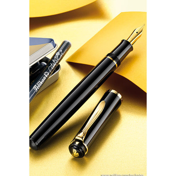 Pelikan Classic M200 Fountain Pen - Black | Atlas Stationers.