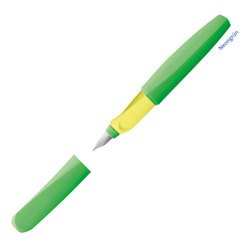 Pelikan Twist Fountain Pen - Neon Green | Atlas Stationers.