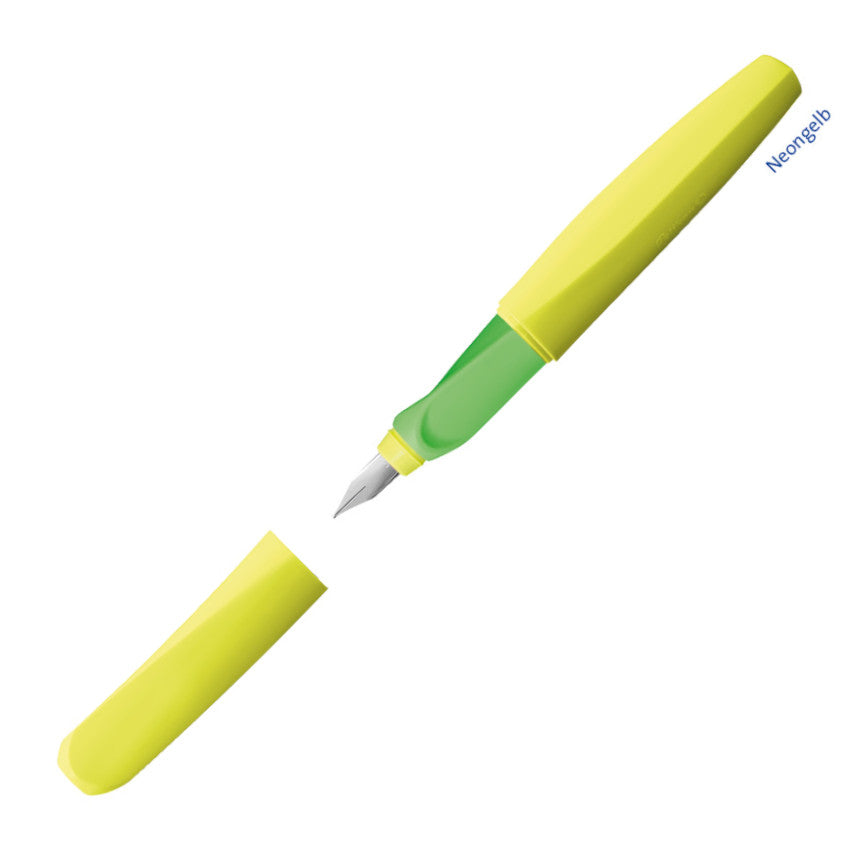Pelikan Twist Fountain Pen - Neon Yellow | Atlas Stationers.