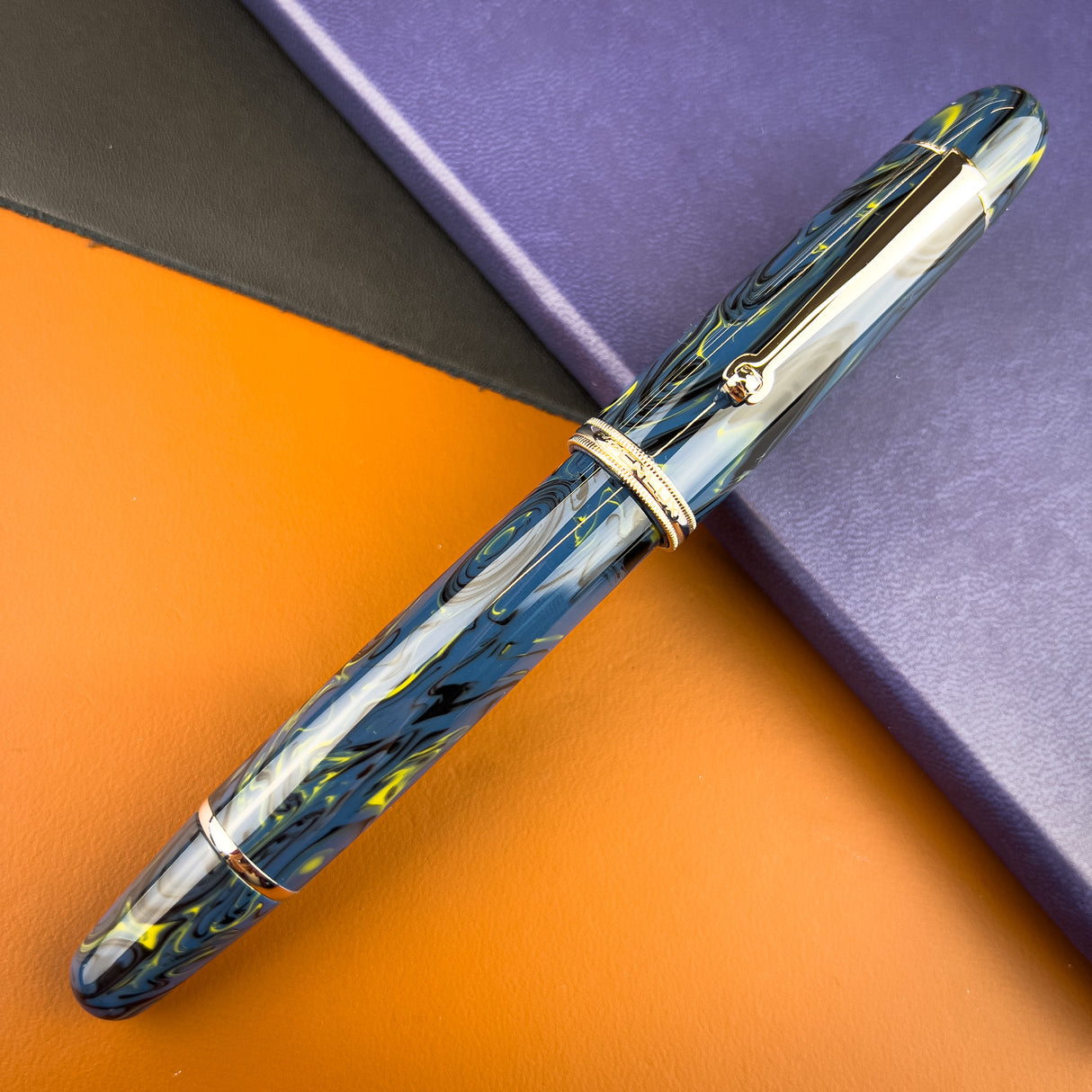 Penlux Masterpiece Grande Fountain Pen - Starry Night