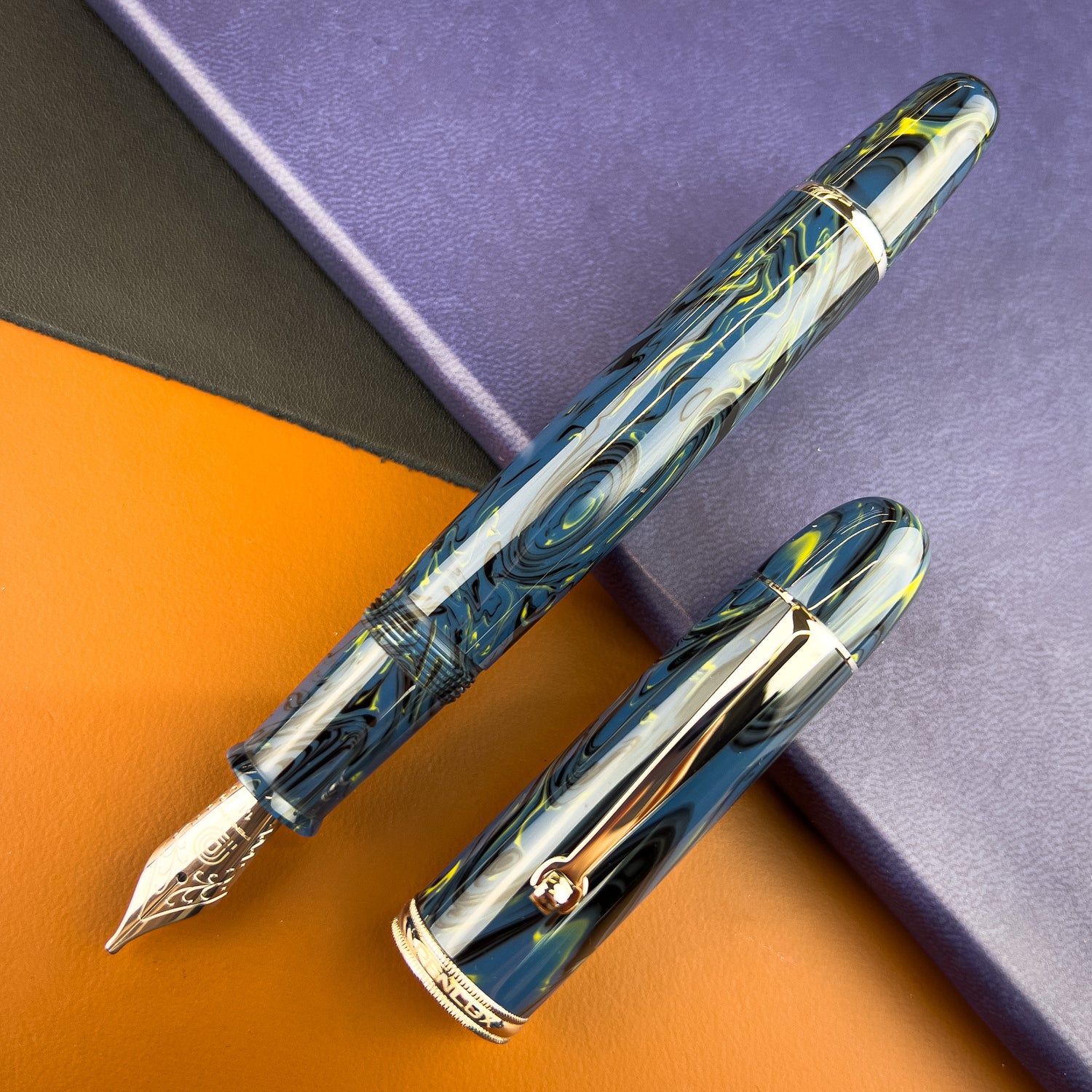 Penlux Masterpiece Grande Fountain Pen - Starry Night