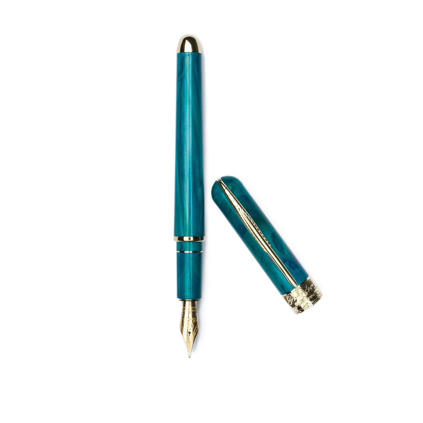 Pineider Avatar UR Deluxe Fountain Pen - Abalone Green | Atlas Stationers.