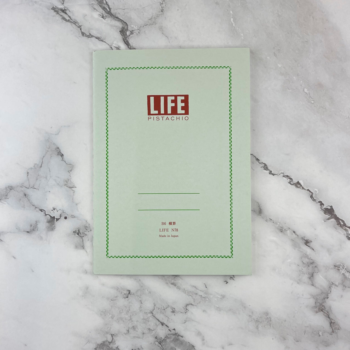 Life Pistachio Notebook - B6 - Ruled