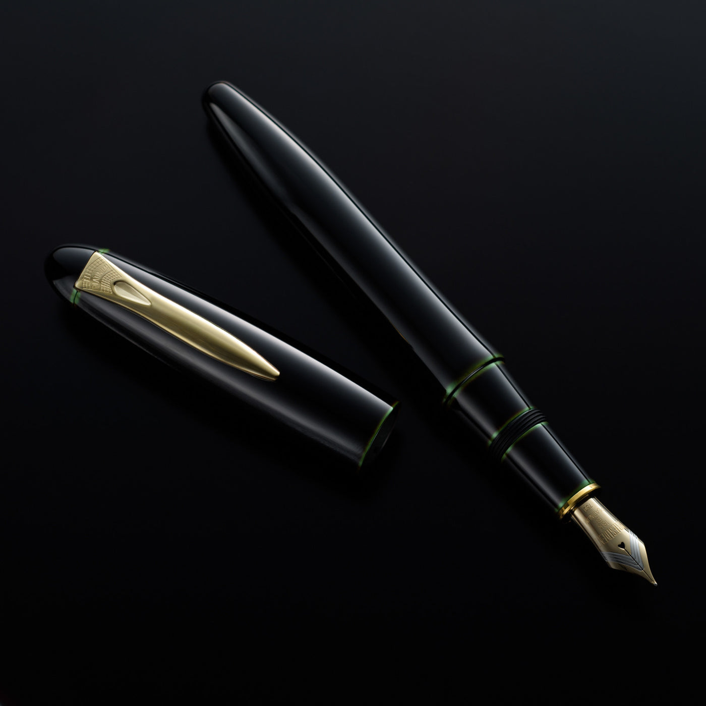 Platinum Izumo Fountain Pen - Soratame (Green) | Atlas Stationers.