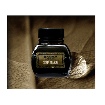 Platinum Sepia Black - 60ml Bottled Ink | Atlas Stationers.