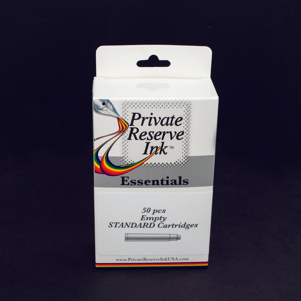 Private Reserve Empty Standard International Cartridges - Short (50 Pack) | Atlas Stationers.