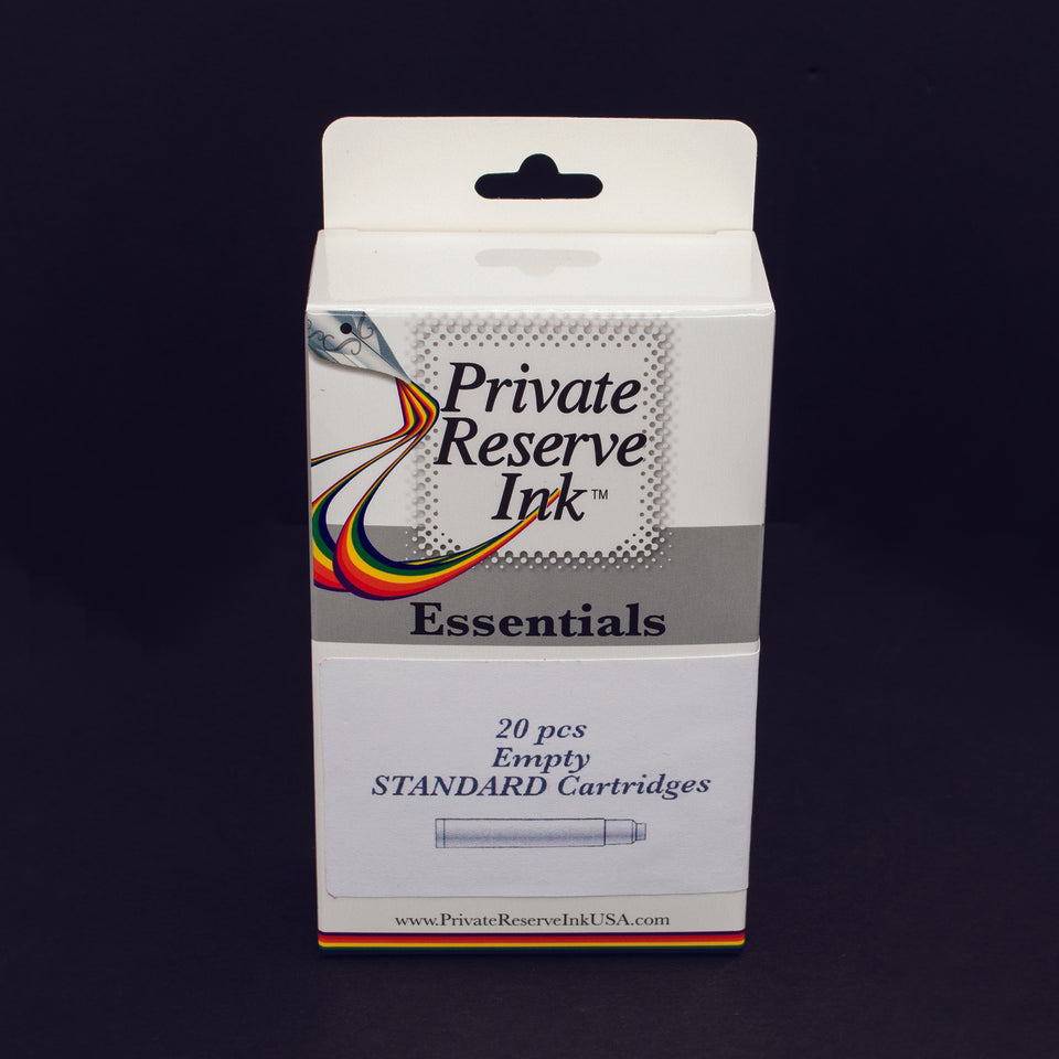 Private Reserve Empty Standard International Cartridges - Short (20 Pack) | Atlas Stationers.