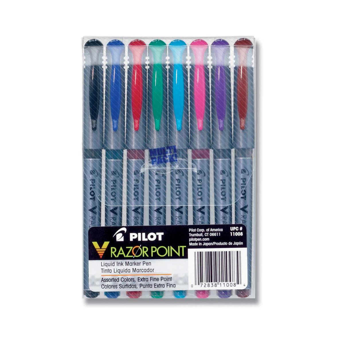 Pilot V Razor Point Marker Pens - 8 pack – Atlas Stationers