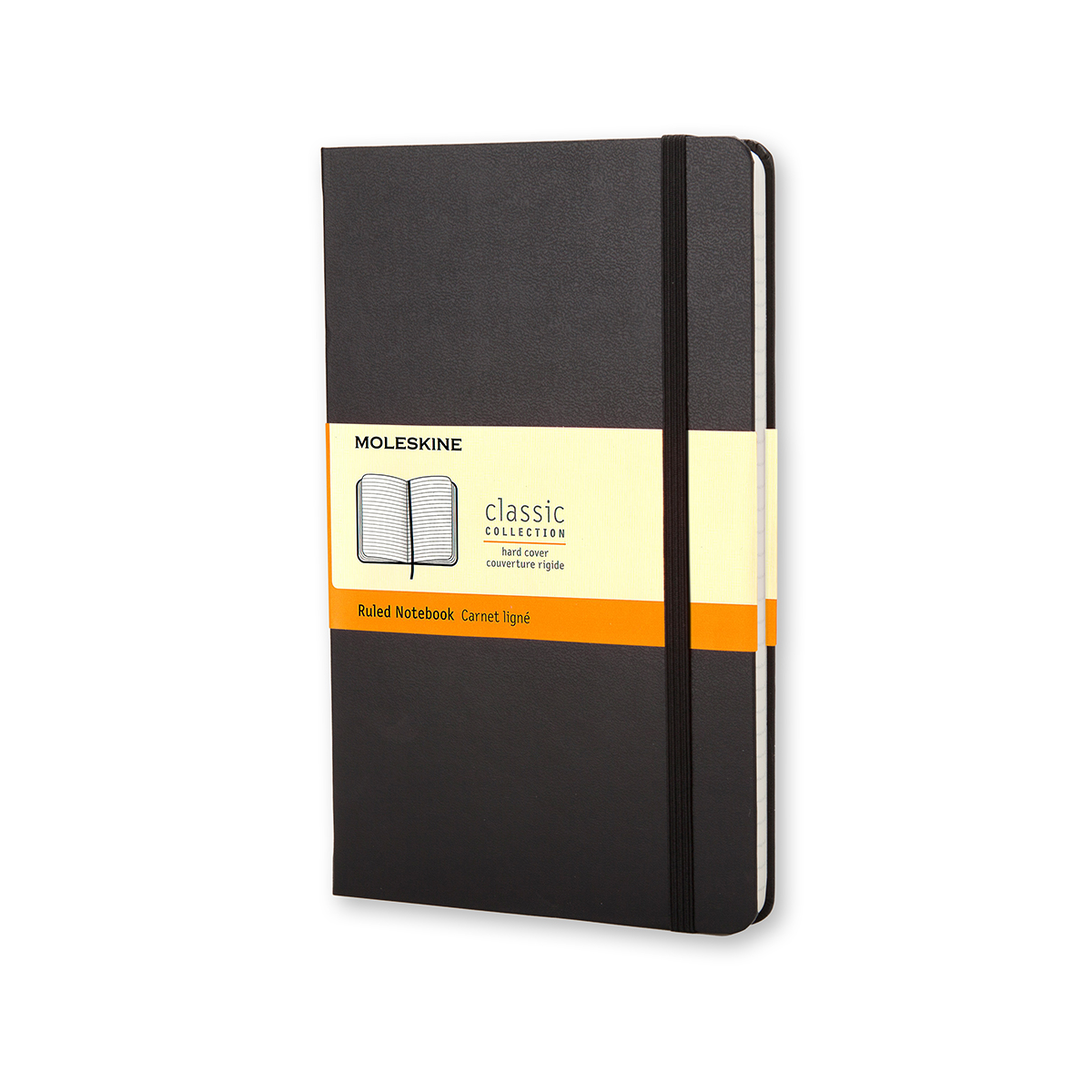 Moleskine Pocket Classic Hard Cover Notebook - Black - Ruled | Atlas Stationers.