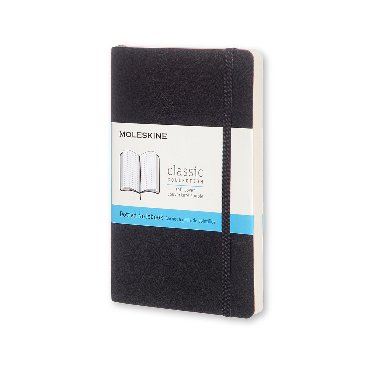 Moleskine Pocket Classic Soft Cover Notebook - Black - Dot Grid | Atlas Stationers.