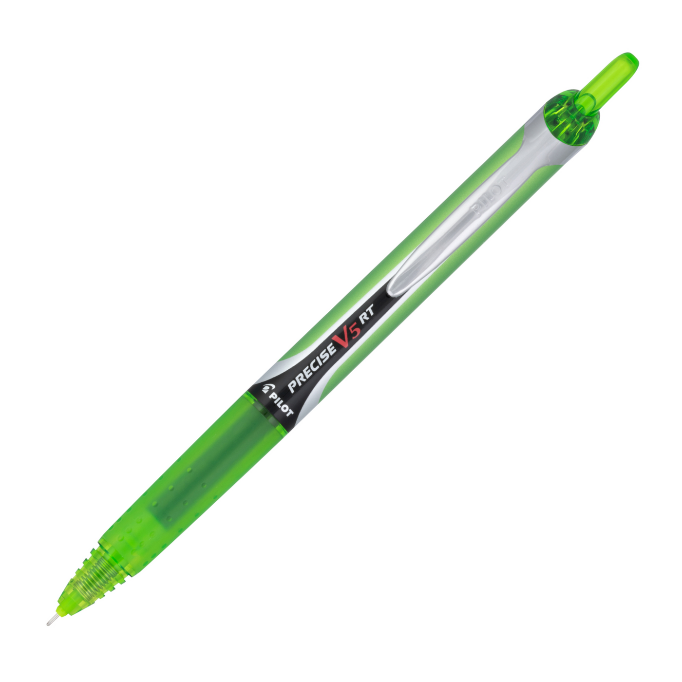 Pilot Precise V5 Retractable Rolling Ball Pen - Light Green | Atlas Stationers.