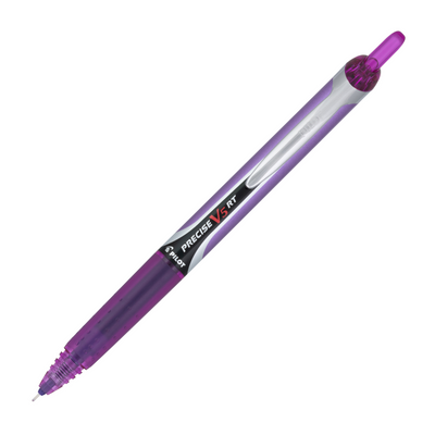 Pilot Precise V5 Retractable Rolling Ball Pen - Purple | Atlas Stationers.