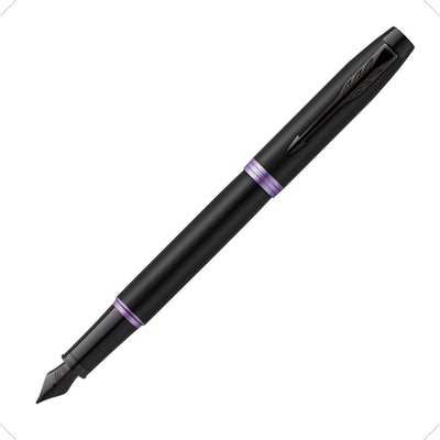 Parker IM Vibrant Rings Fountain Pen - Amethyst Purple | Atlas Stationers.