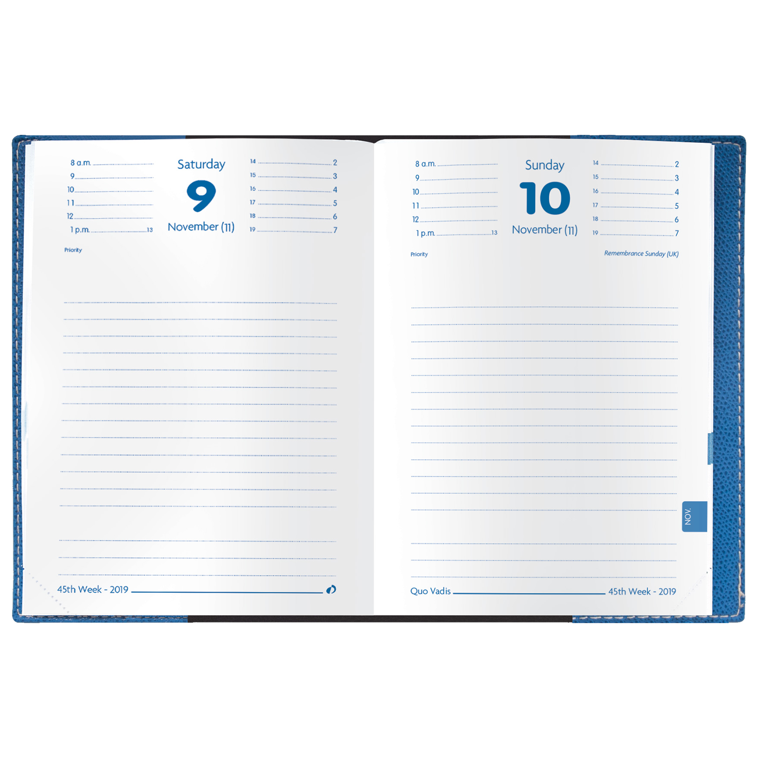 Quo Vadis Space 17 Weekly Planner Refill (Ref. #1701) (3.5 x 6.75)