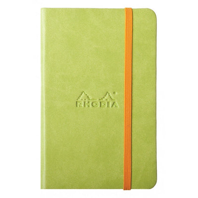 Rhodia Rhodiarama A5 Hard Cover Notebook - Ruled - Anise | Atlas Stationers.