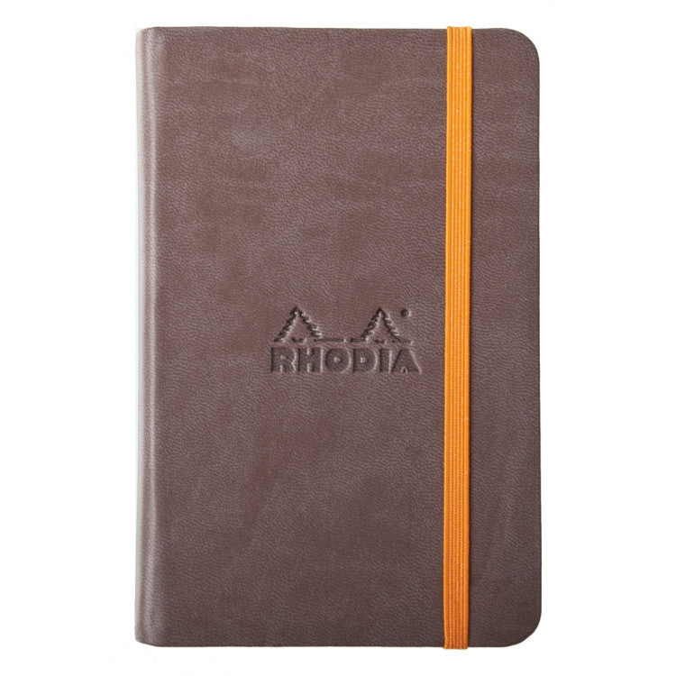 Rhodia Rhodiarama A5 Hard Cover Notebook - Ruled - Chocolate | Atlas Stationers.