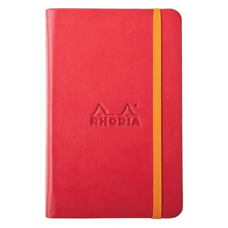 Rhodia Rhodiarama A5 Hard Cover Notebook - Ruled - Poppy | Atlas Stationers.