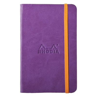Rhodia Rhodiarama A5 Hard Cover Notebook - Ruled - Purple | Atlas Stationers.