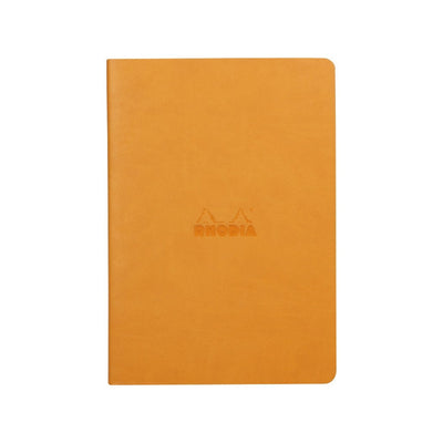 Rhodia Sewn Spine A5 Notebook - Dot Grid - Orange | Atlas Stationers.