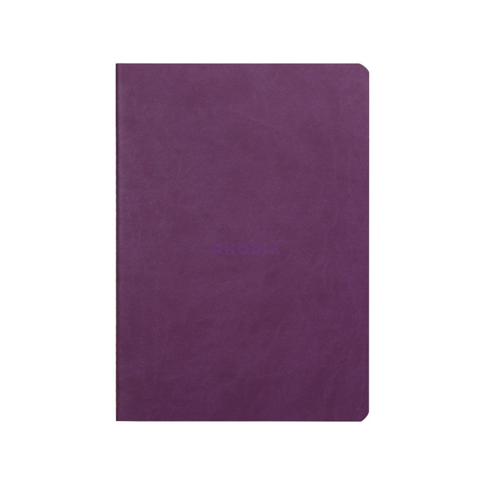 Rhodia Sewn Spine A5 Notebook - Dot Grid - Purple | Atlas Stationers.