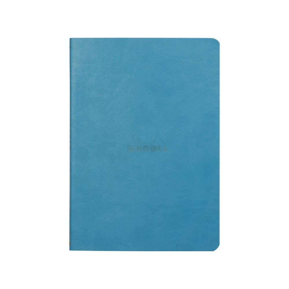 Rhodia Sewn Spine A5 Notebook - Dot Grid - Turquoise | Atlas Stationers.