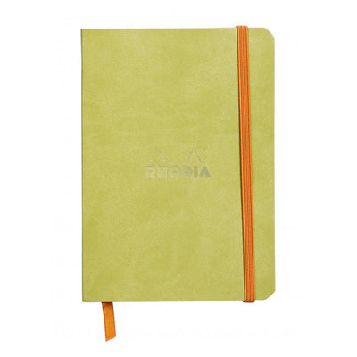 Rhodia Rhodiarama Soft Cover A5 Notebook - Dot Grid - Anise | Atlas Stationers.