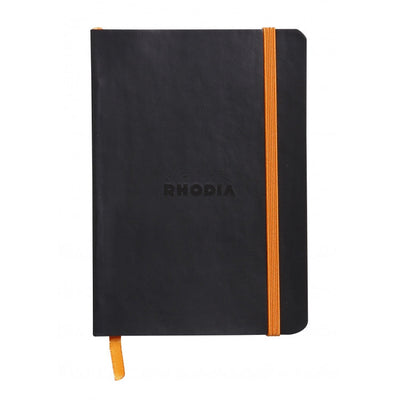 Rhodia Rhodiarama Soft Cover A5 Notebook - Dot Grid - Black | Atlas Stationers.