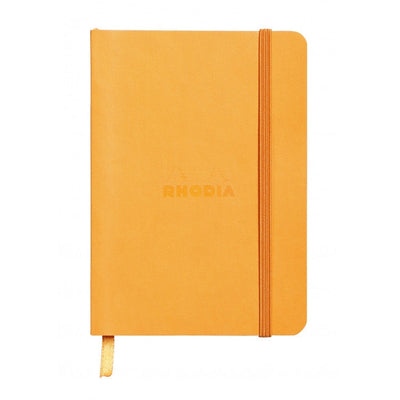 Rhodia Rhodiarama Soft Cover A5 Notebook - Dot Grid - Orange | Atlas Stationers.