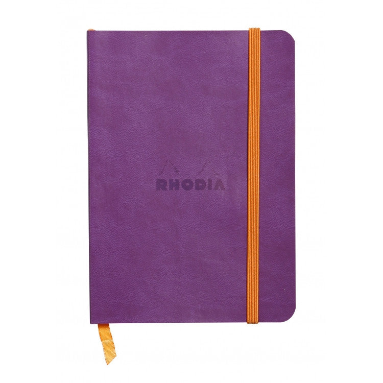 Rhodia Rhodiarama Soft Cover A5 Notebook - Dot Grid - Purple | Atlas Stationers.