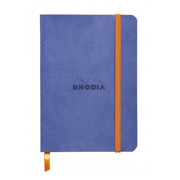 Rhodia Rhodiarama Soft Cover A5 Notebook - Dot Grid - Sapphire | Atlas Stationers.