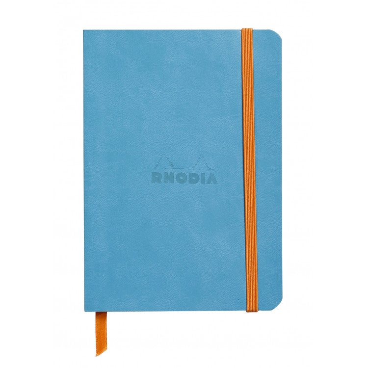 Rhodia Rhodiarama Soft Cover A5 Notebook - Ruled - Turquoise | Atlas Stationers.