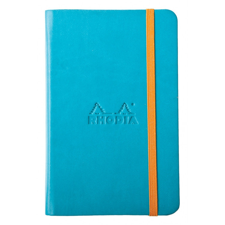 Rhodia Rhodiarama A5 Hard Cover Notebook - Ruled - Turquoise | Atlas Stationers.