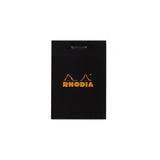 Rhodia Staplebound Notepad - Graph 80 sheets - 2 x 3 - Black cover | Atlas Stationers.