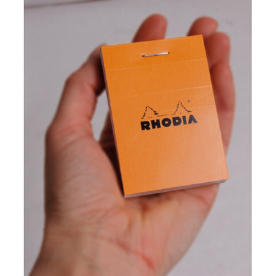 Rhodia Staplebound Notepad - Lined 80 sheets - 2 x 3 - Black cover | Atlas Stationers.