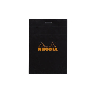 Rhodia Staplebound Notepad - Graph 80 sheets - 3 x 4 - Black cover | Atlas Stationers.