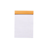 Rhodia Staplebound Notepad - Graph 80 sheets - 3 x 4 - Orange cover | Atlas Stationers.