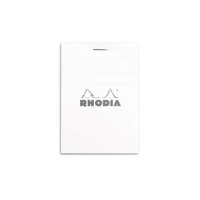 Rhodia Staplebound Notepad - Graph 80 sheets - 3 x 4 - White cover | Atlas Stationers.