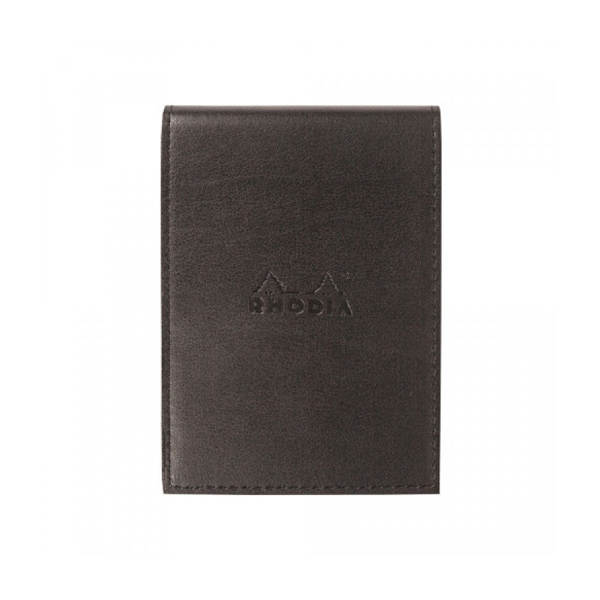 Rhodia Pad Holder with Pad 16200 - 6 x 8 3/4 - Black cover | Atlas Stationers.
