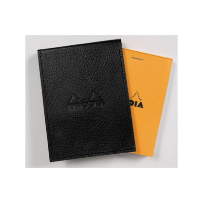 Rhodia Pad Holder with Pad 12200 - 3 3/4 x 5 1/4 - Black cover | Atlas Stationers.