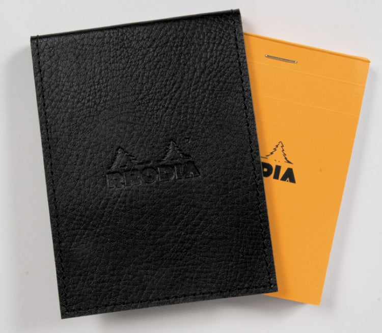 Rhodia Pad Holder with Pad 18200 - 8 1/4 x 11 3/4 - Black cover | Atlas Stationers.